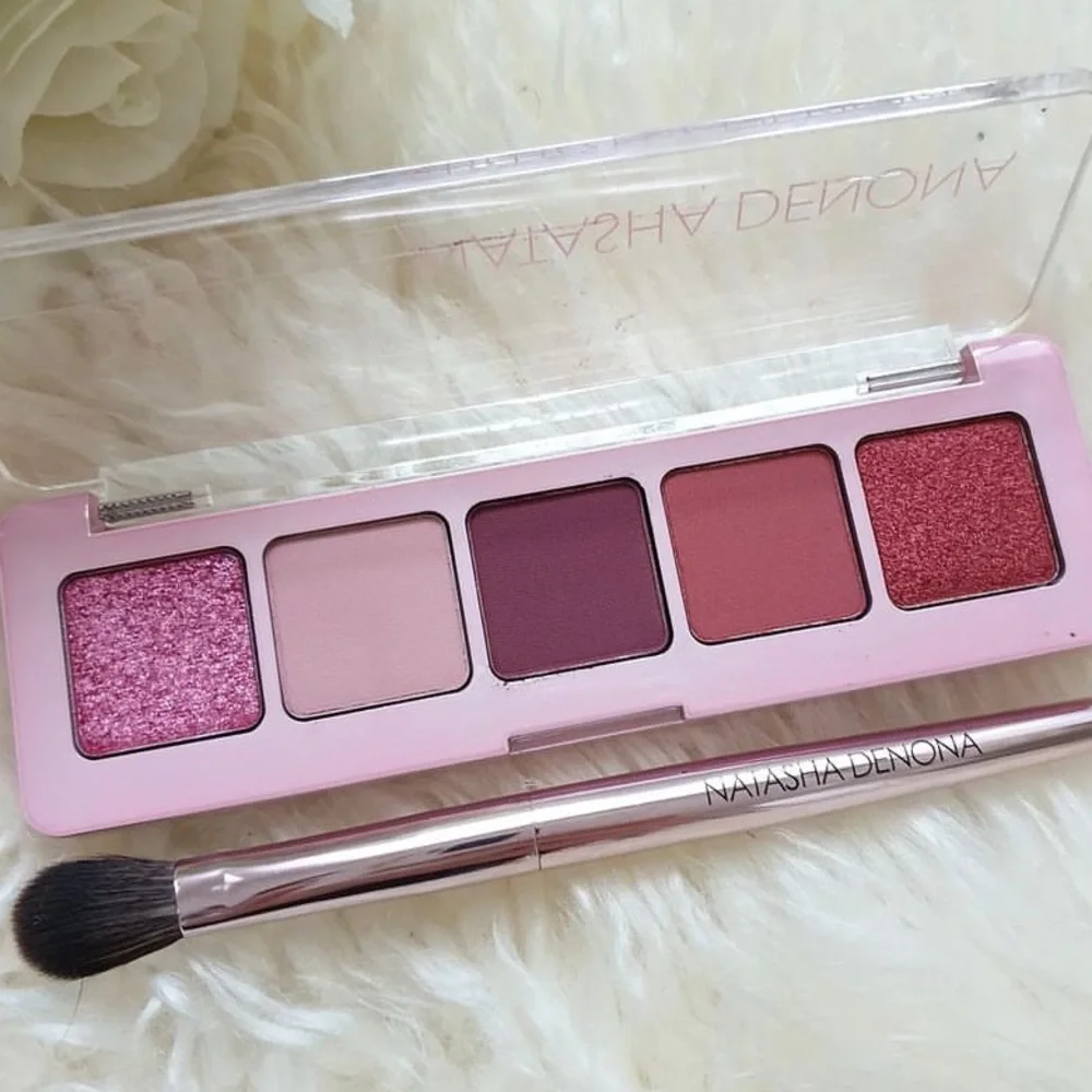 Natasha Denona Valentines Day Kit Crush Eyeshadow Palette & Brush Set BNIB